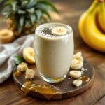 Frullato energizzante alla banana e miele