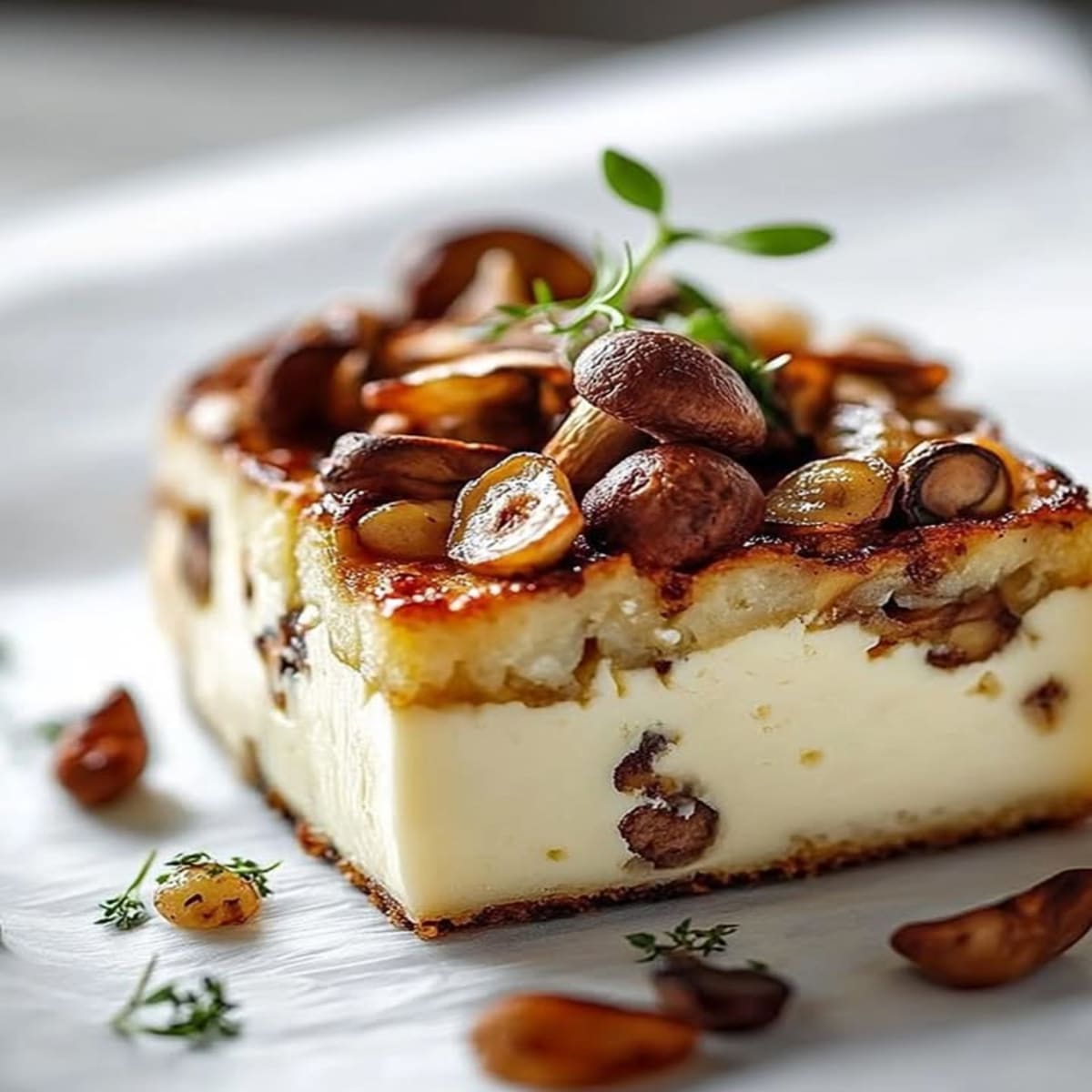 Torta Salata Funghi e Comté