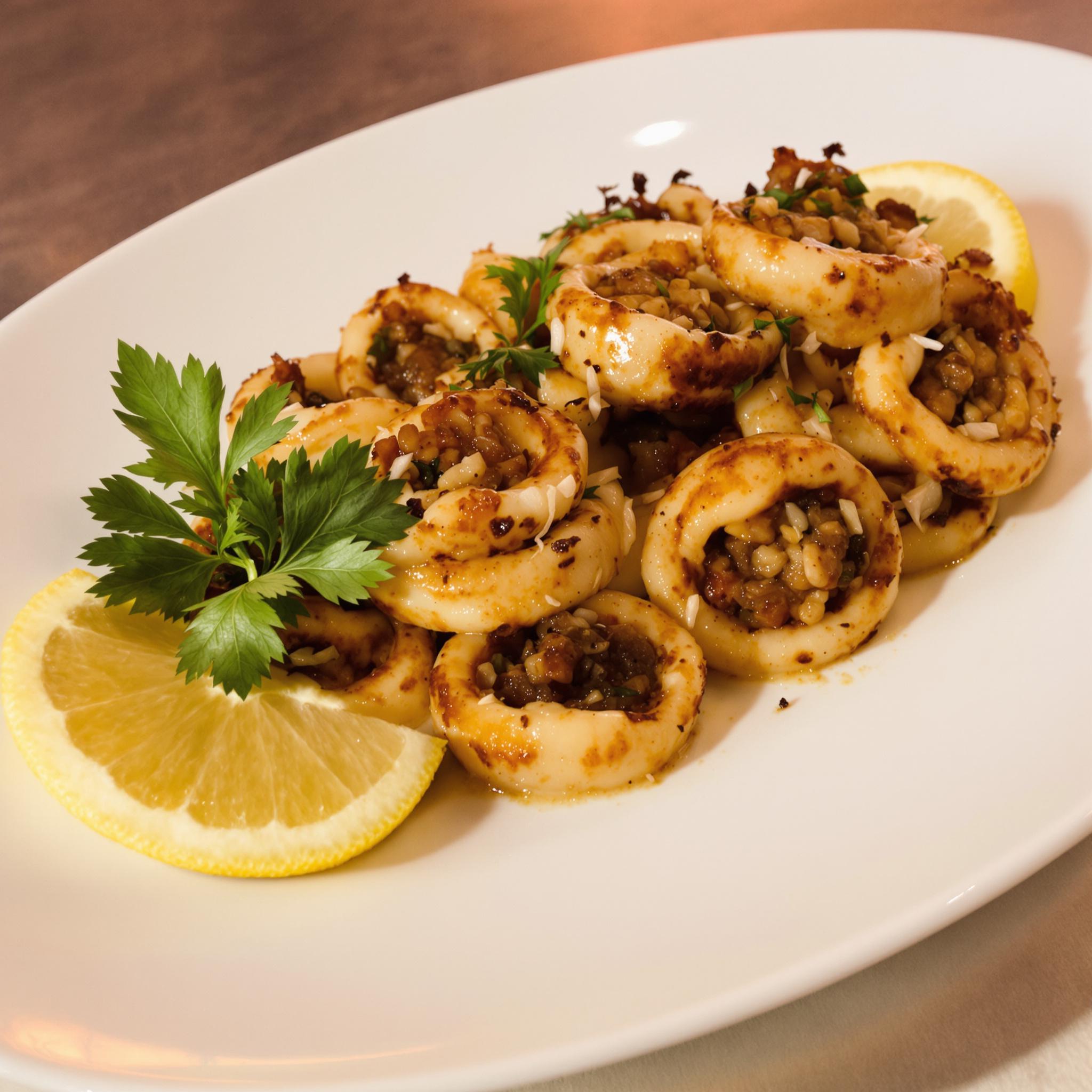 Calamari ripieni al forno