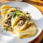 Crêpes ai funghi e besciamella