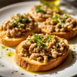 Crostini con fegatini alla toscana