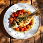 Orata al forno con pomodorini
