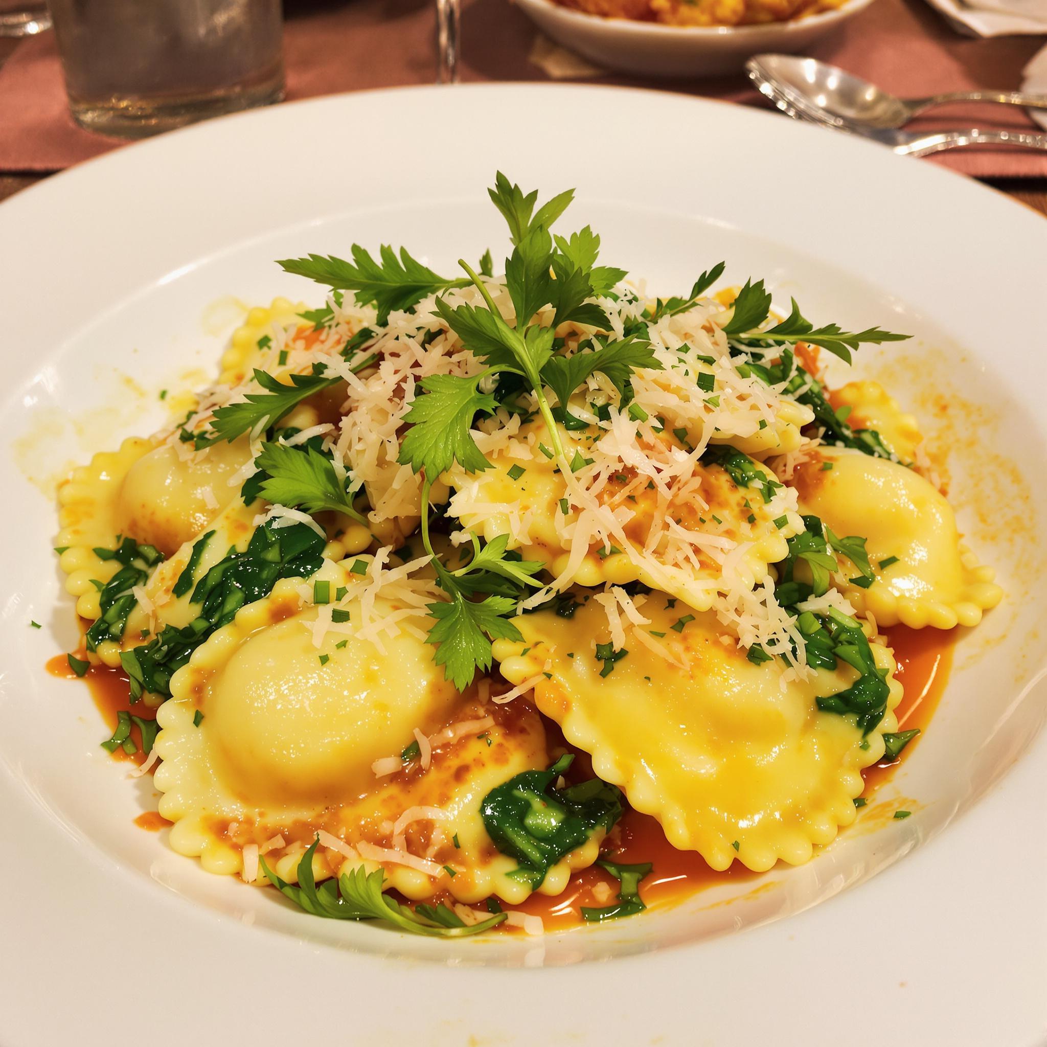 Ravioli di ricotta e spinaci