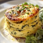 Soufflé di spinaci e parmigiano