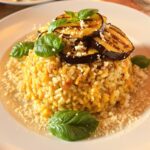 Timballo di riso con melanzane