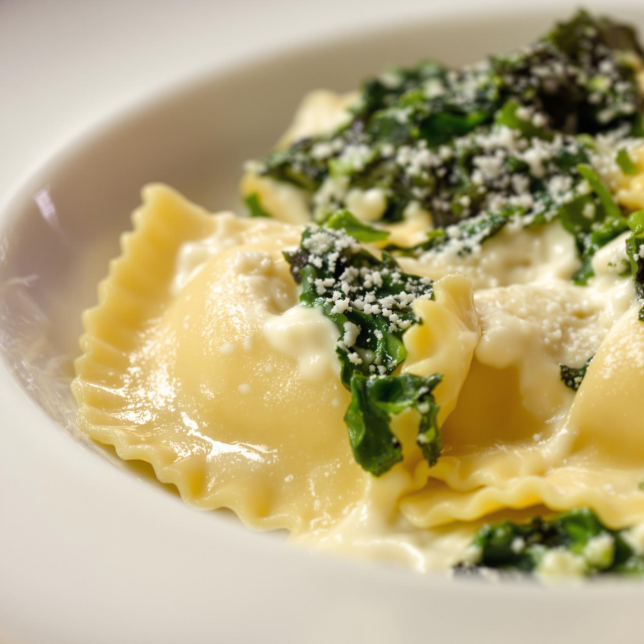 Ravioli di ricotta e spinaci