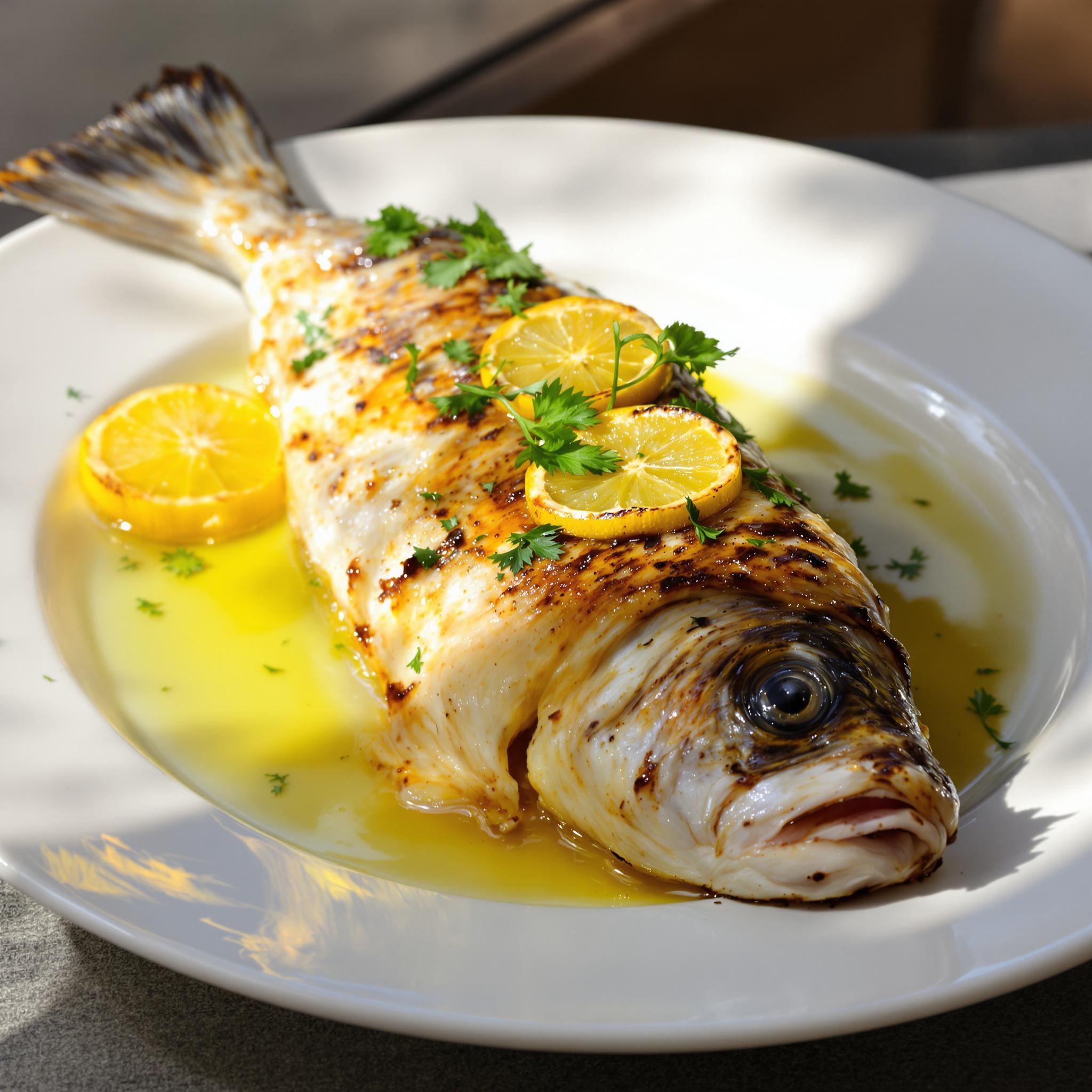 Branzino al cartoccio con limone
