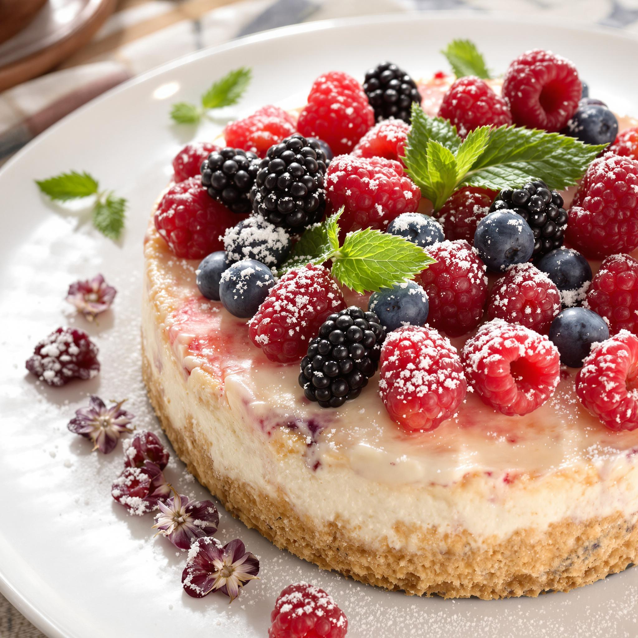 Cheesecake ai frutti di bosco