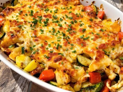 Gratin di verdure miste: un contorno cremoso e delizioso!