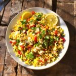 Insalata di riso con tonno e verdure