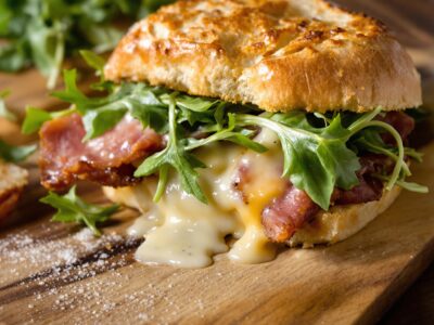 Panino gourmet con speck e brie: il tuo snack irresistibile!