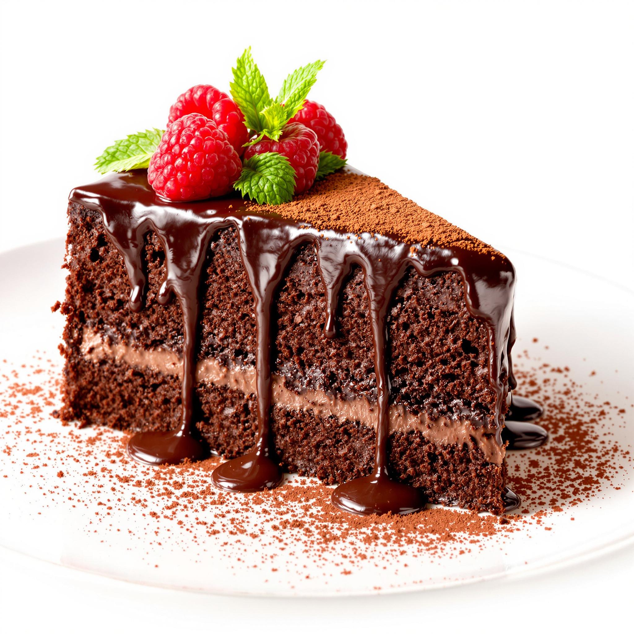 Torta al cioccolato fondente