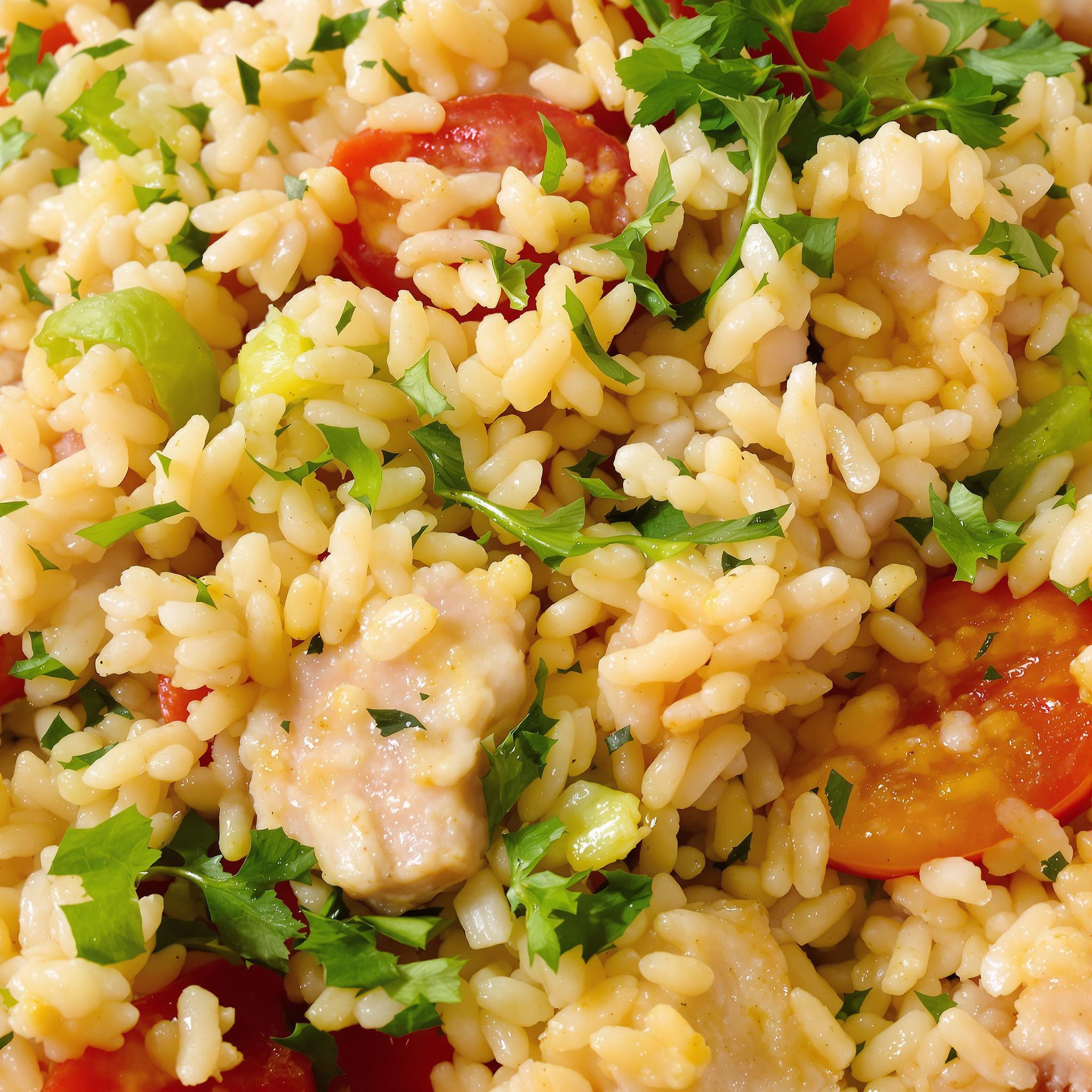 Insalata di riso con tonno e verdure