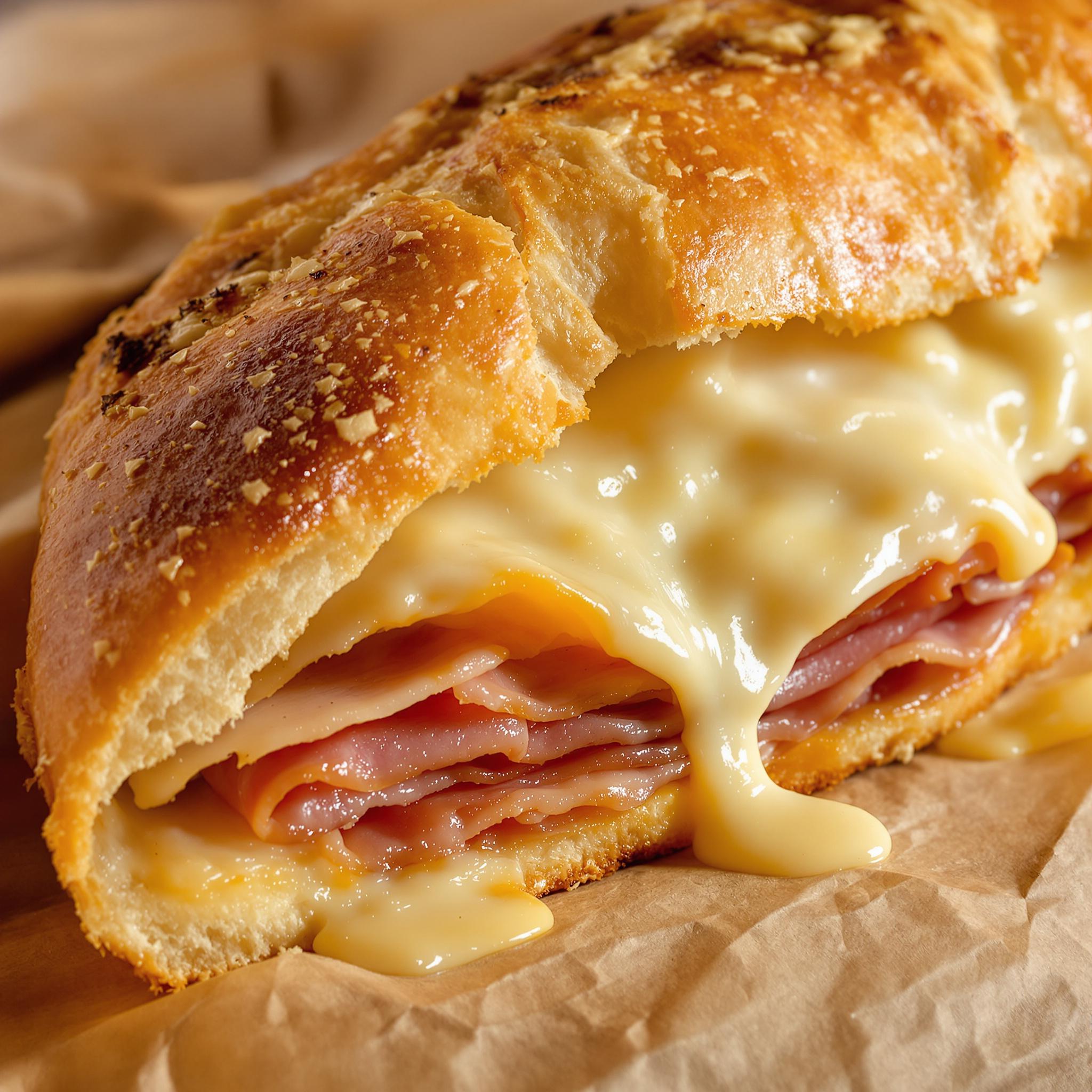 Panino gourmet con speck e brie