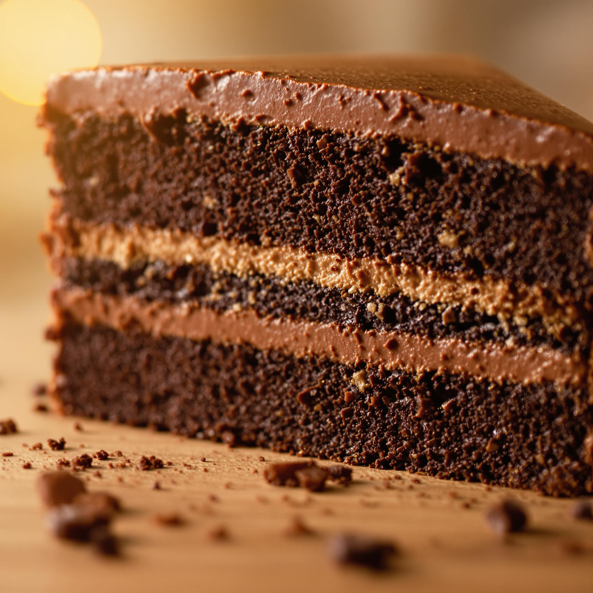 Torta al cioccolato fondente