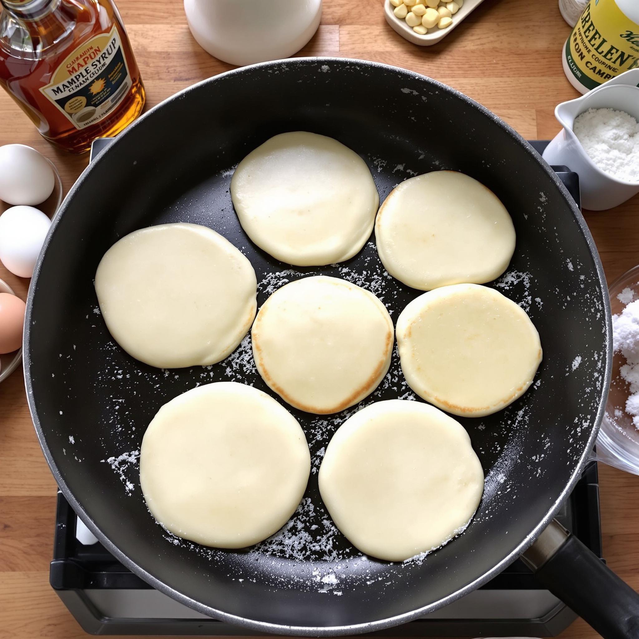 Pancakes soffici con sciroppo d’acero