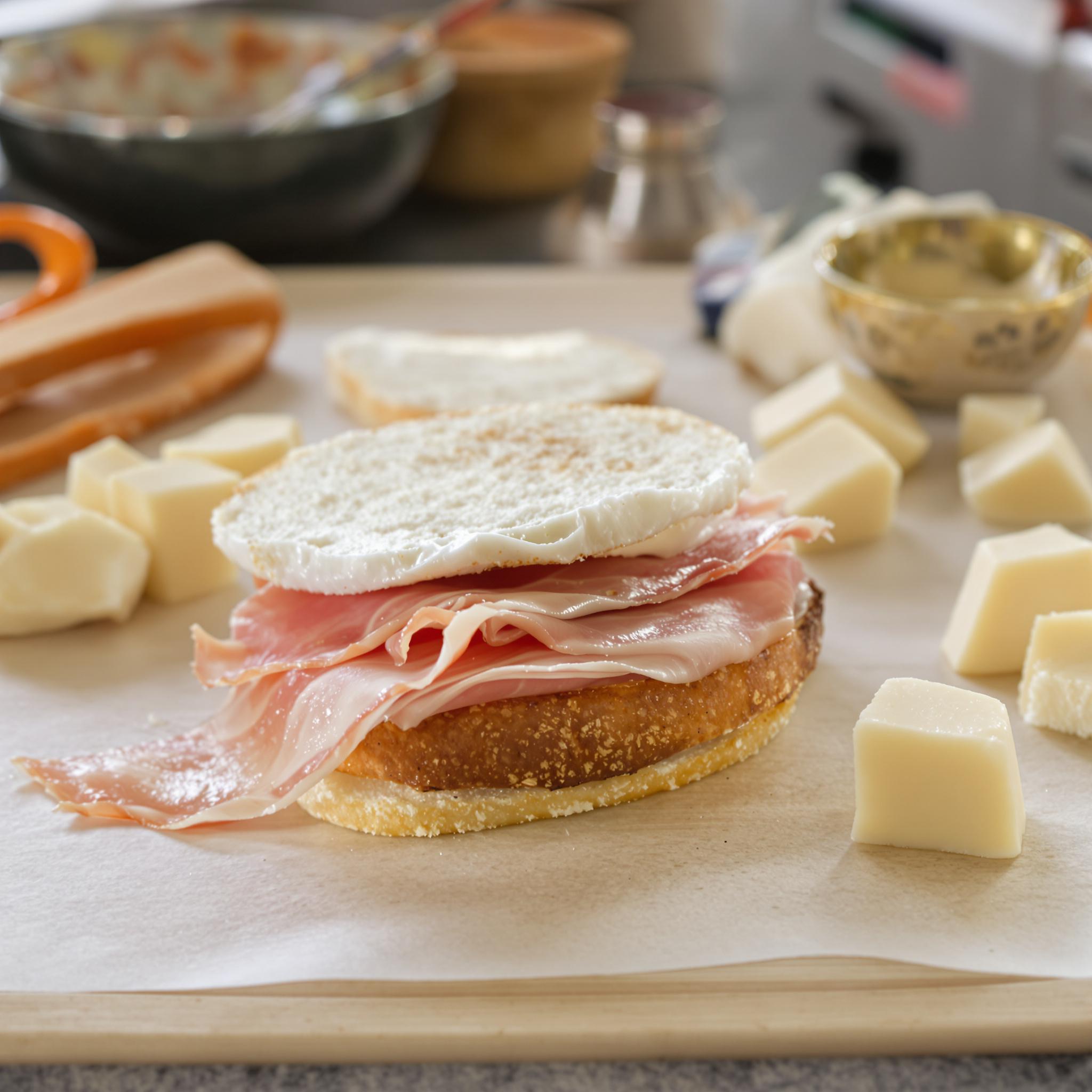 Panino gourmet con speck e brie