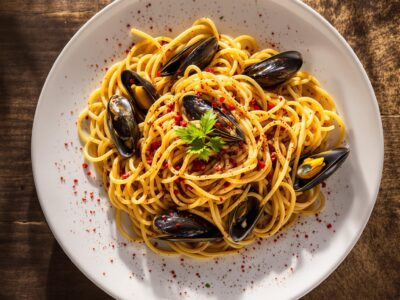 Spaghetti con cozze e peperoncino: il piatto da gustare!
