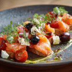 antipasti con salmone