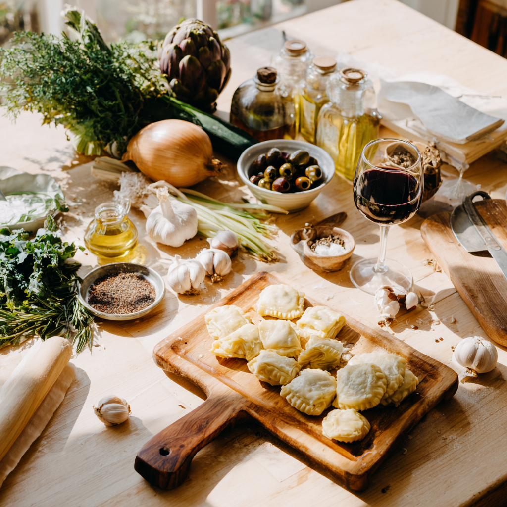 antipasti di natale con pasta sfoglia