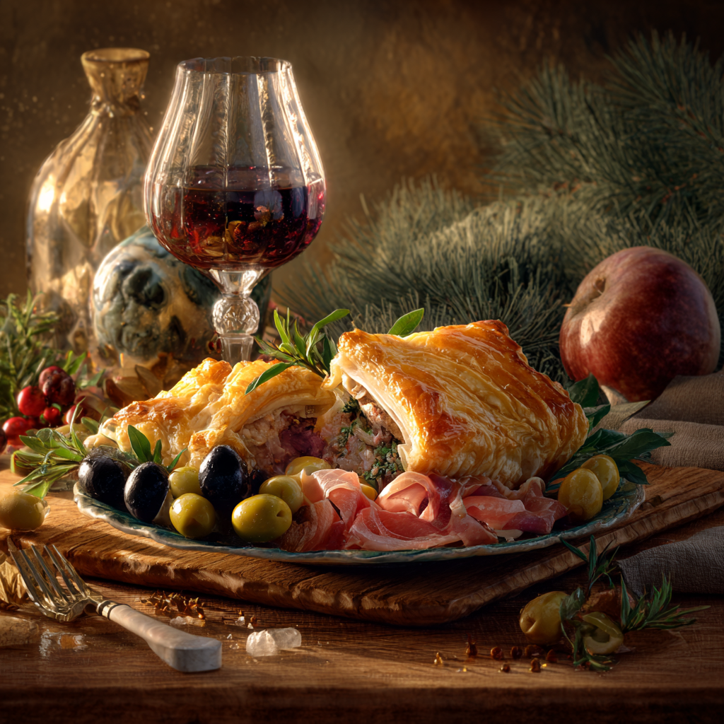 antipasti di natale con pasta sfoglia