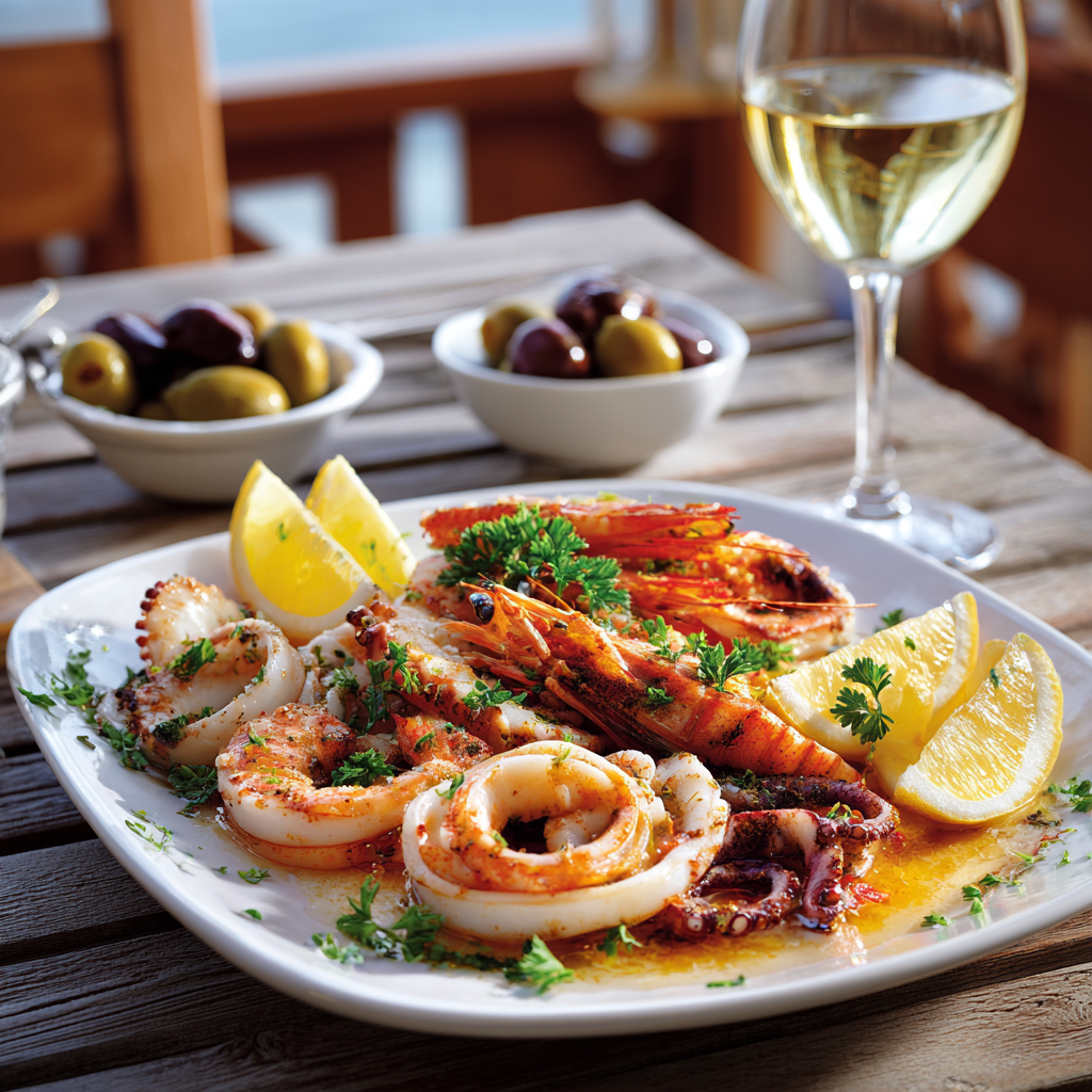 antipasti di pesce gourmet