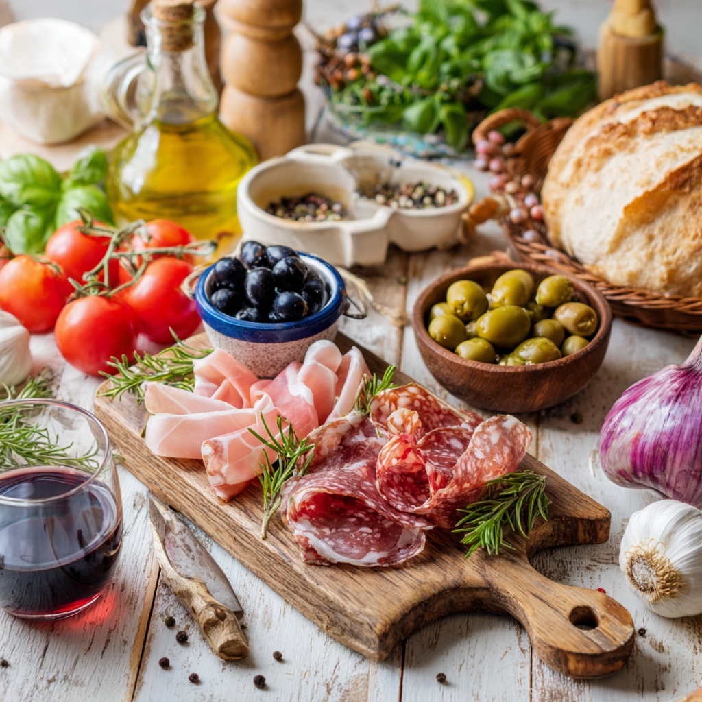 antipasti per la cena della vigilia di natale