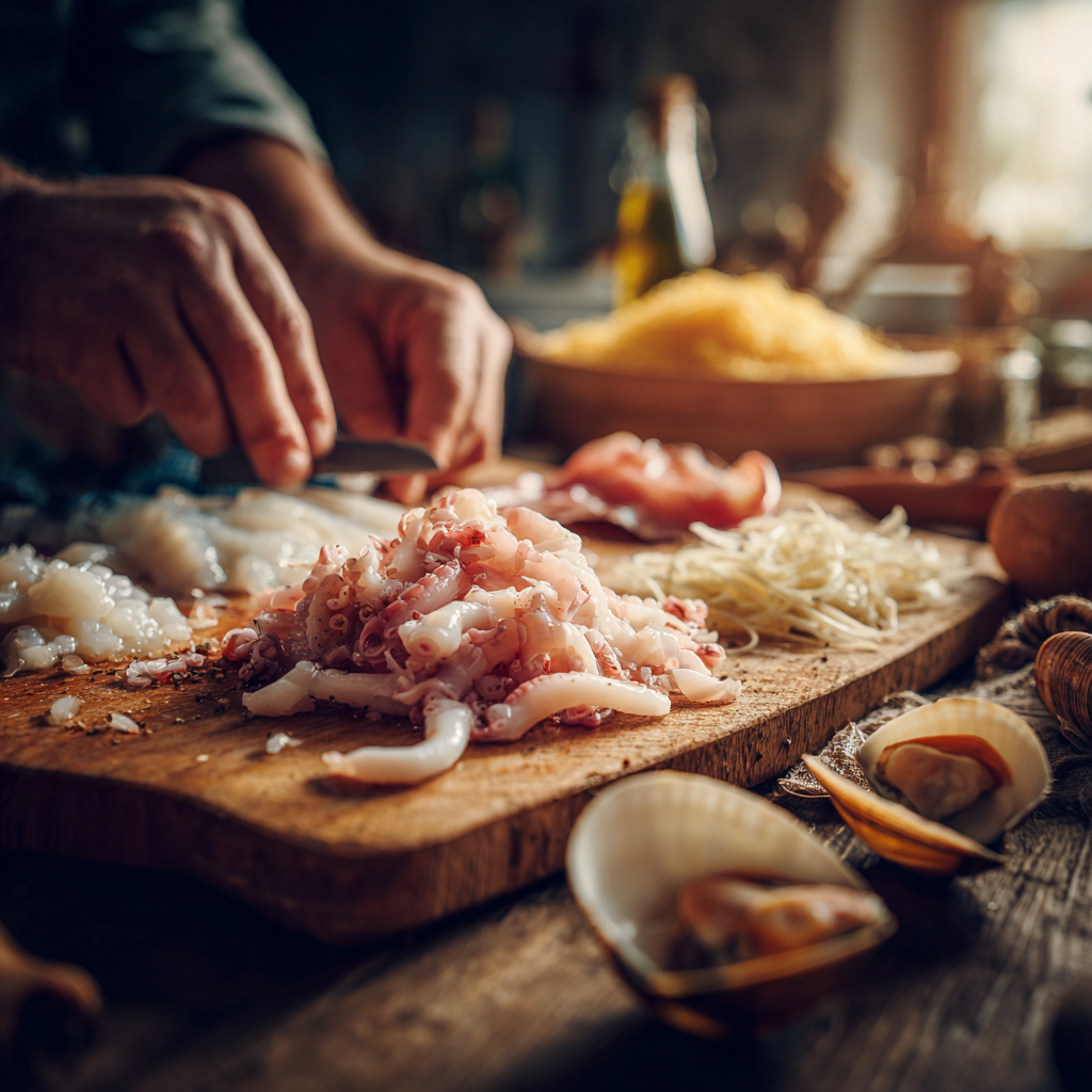 antipasto di pesce freddo veloce