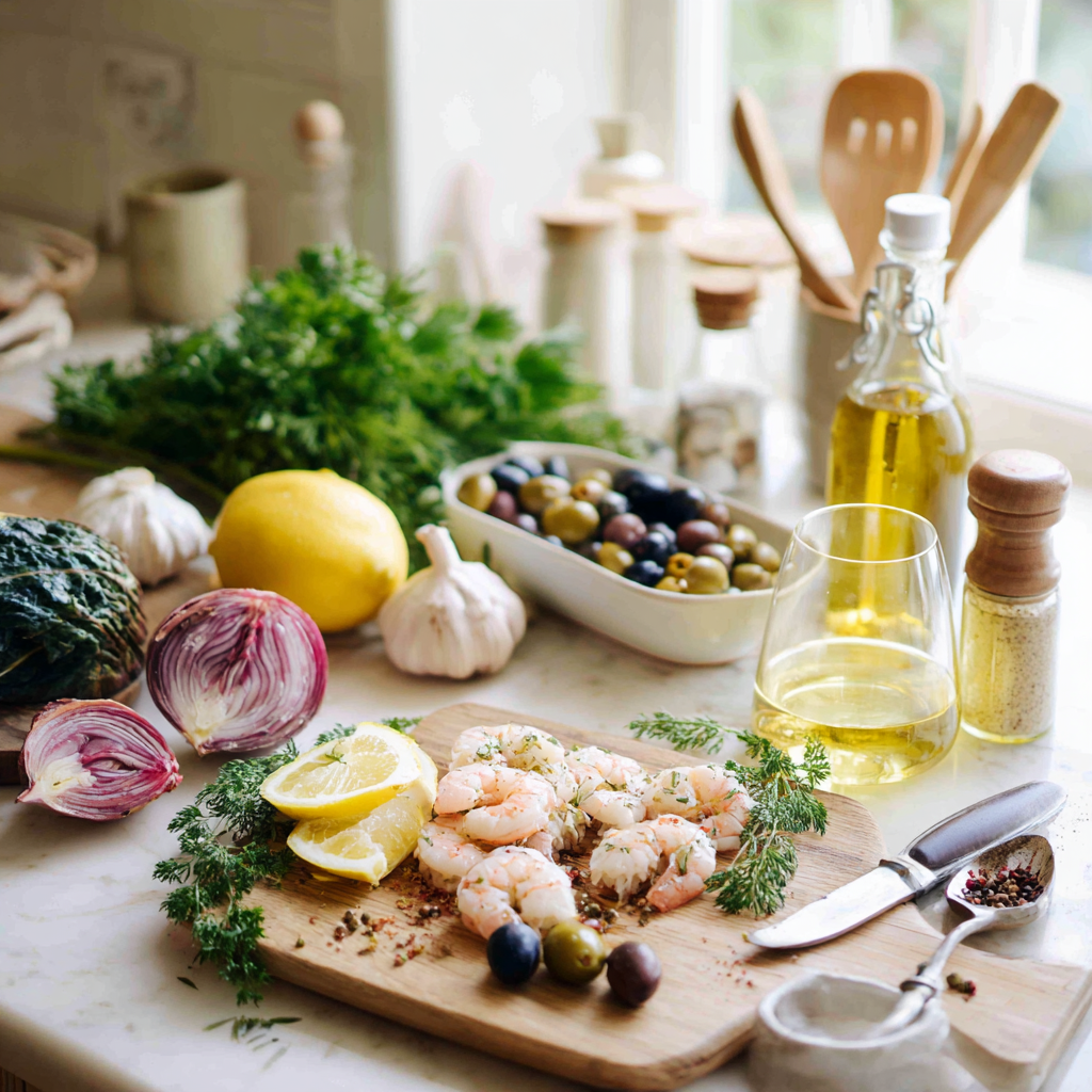 gamberi antipasto