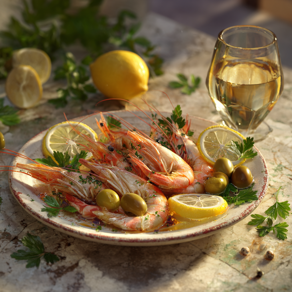 gamberi antipasto