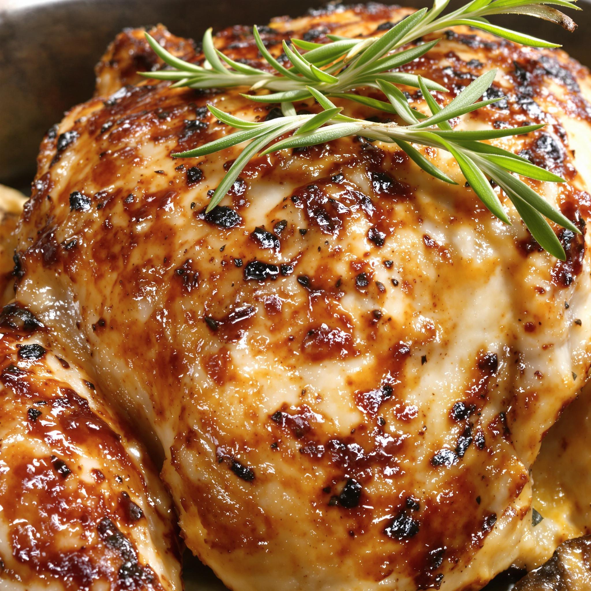 Pollo arrosto con limone e aglio