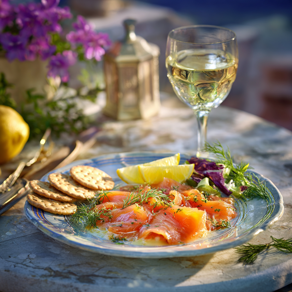 salmone affumicato antipasto