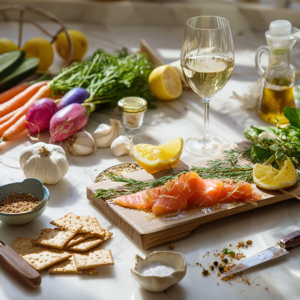 salmone affumicato antipasto