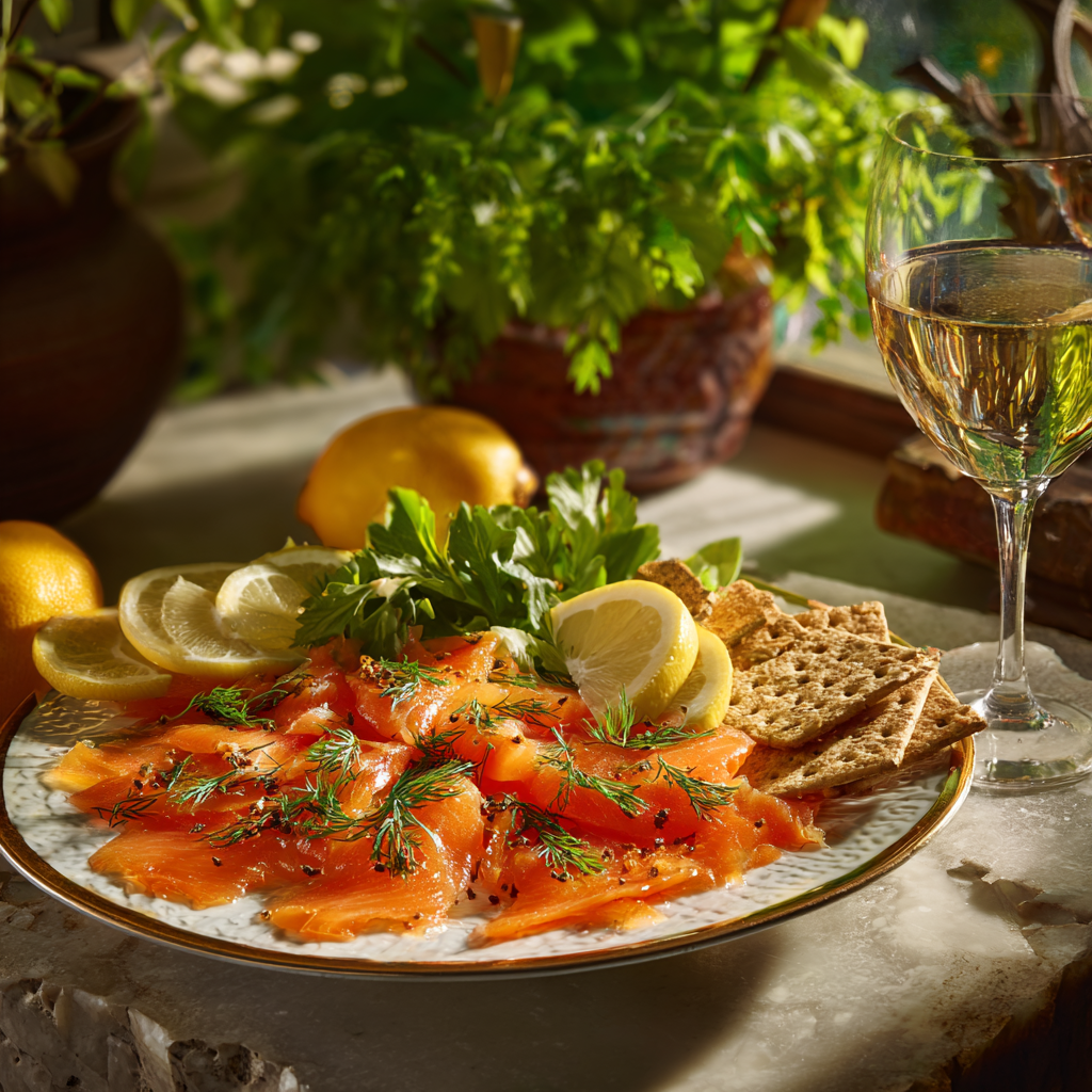 salmone affumicato antipasto