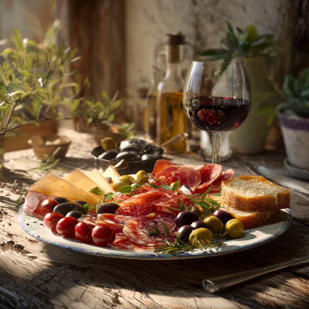 antipasti con pancarrè