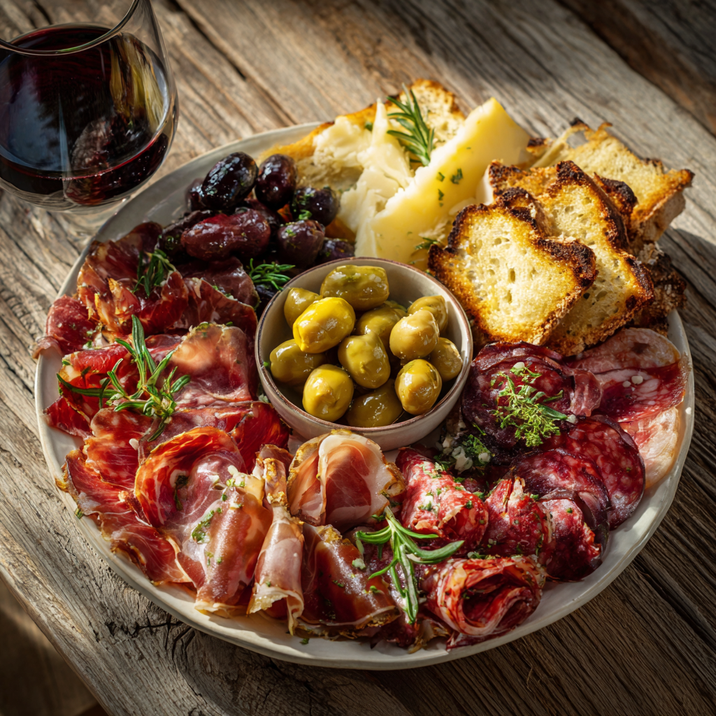 antipasti con pancarrè