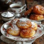 brioche fritta tedesca ripiena di confettura