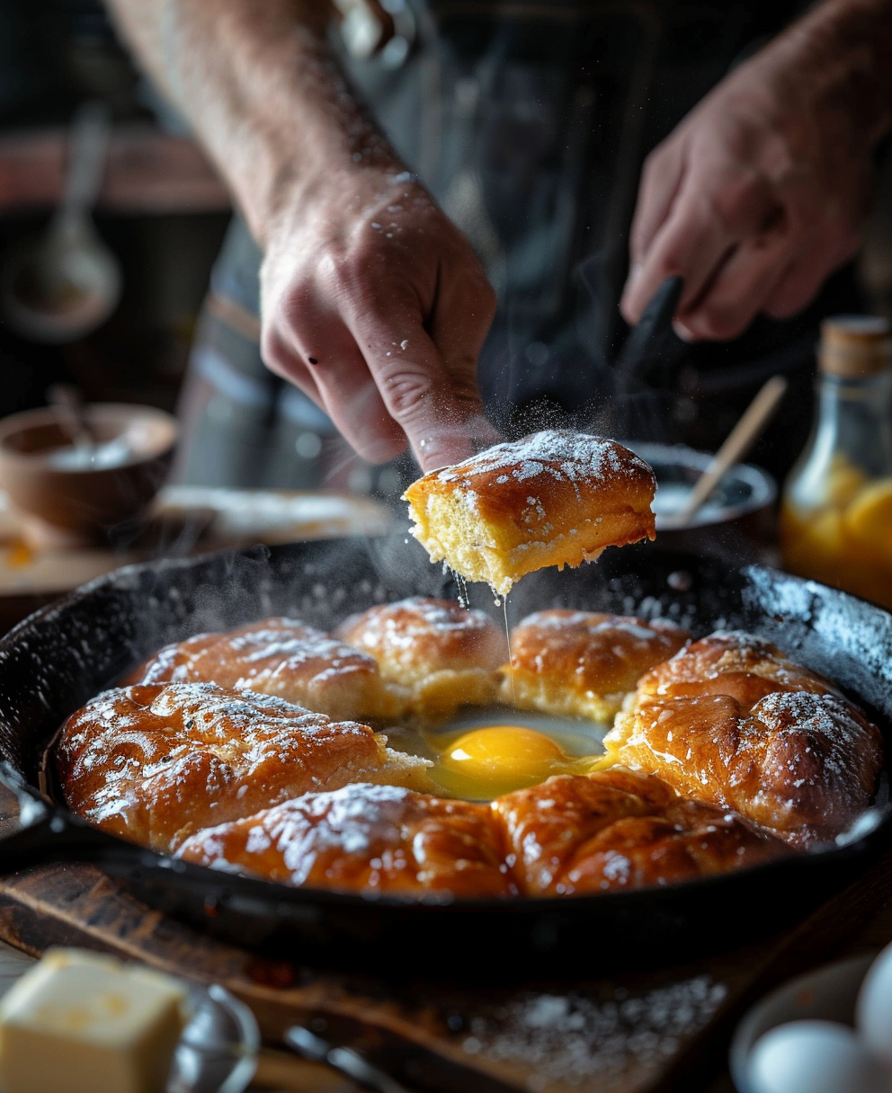 brioche fritta tedesca ripiena di confettura