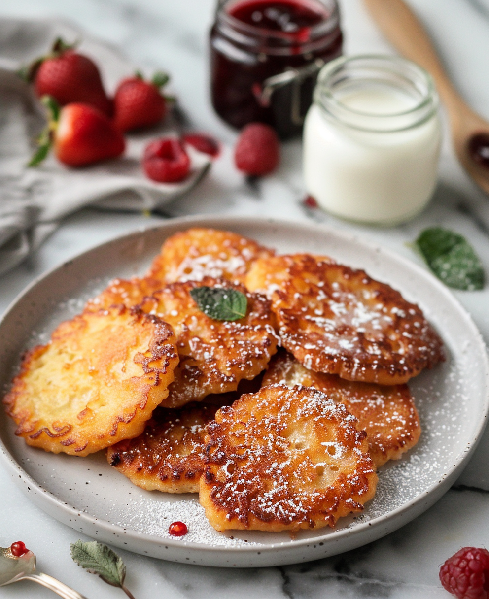 frittelle con confettura