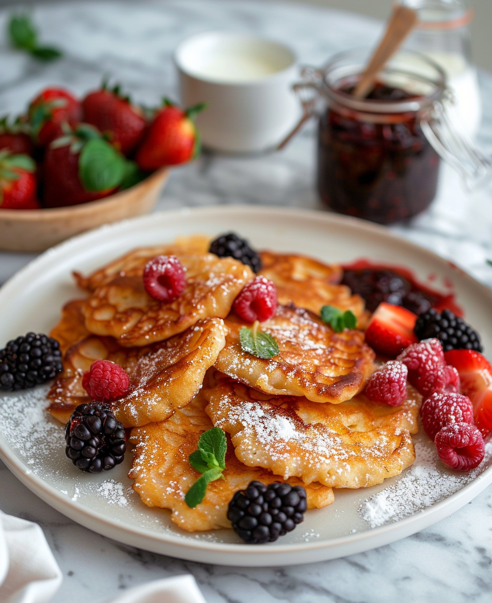 frittelle con confettura