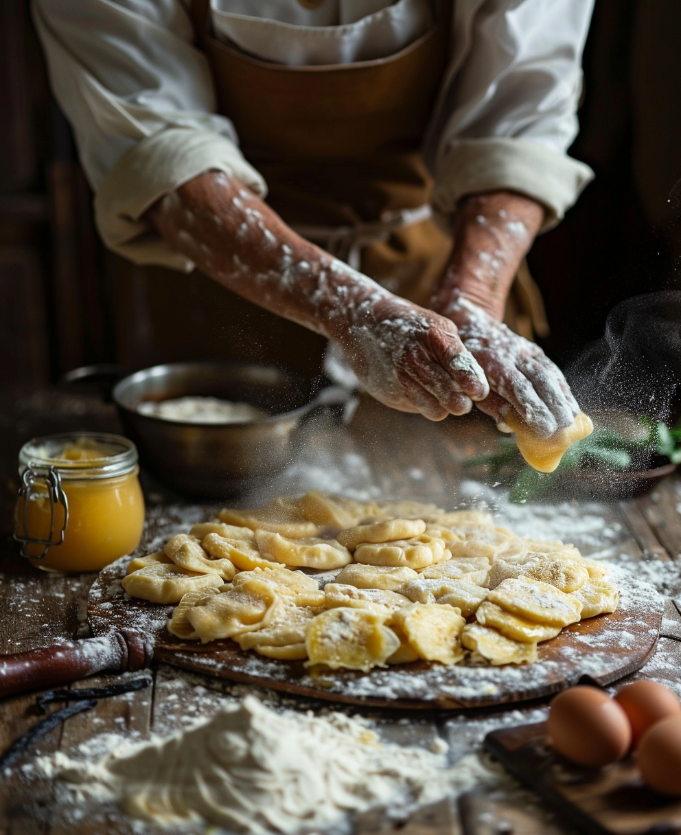 frittelle con confettura
