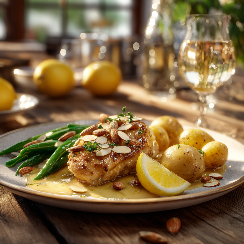 pollo alle mandorle ricetta