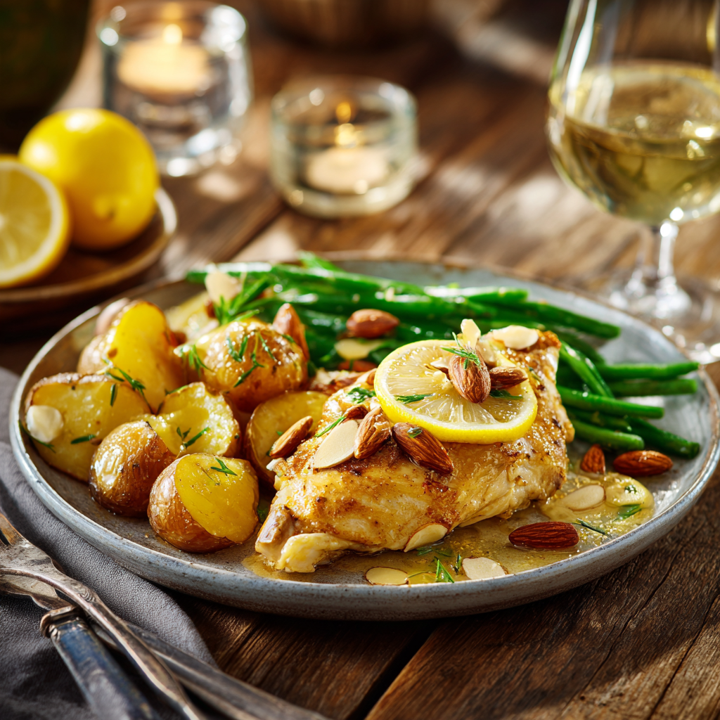pollo alle mandorle ricetta