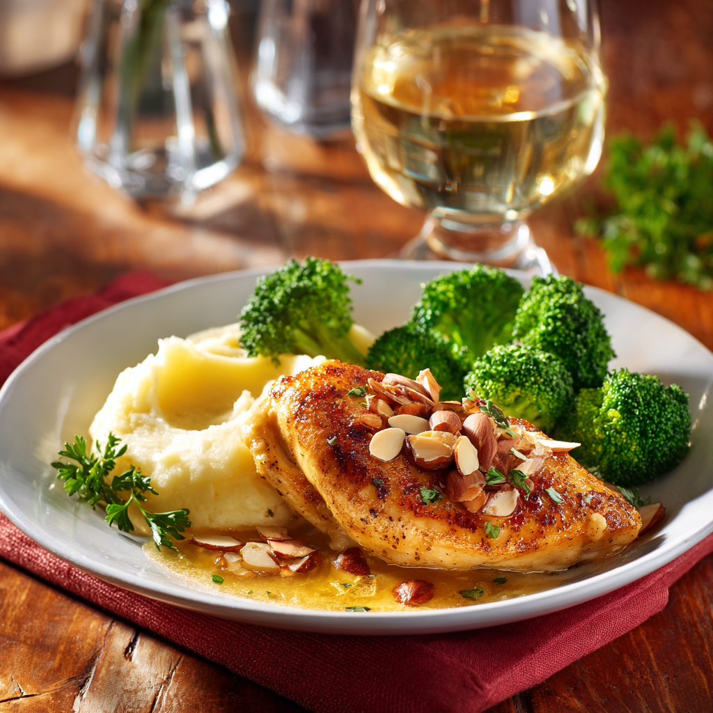 ricetta del pollo alle mandorle