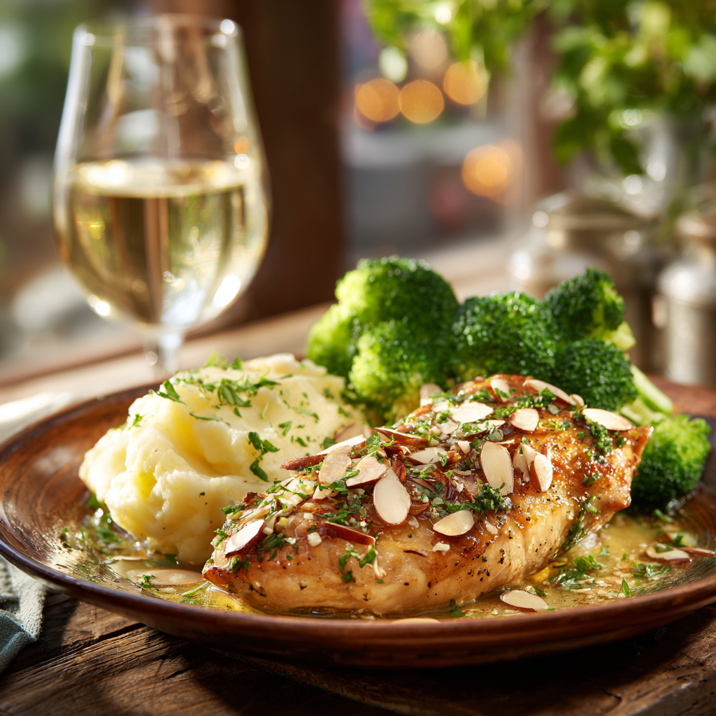 ricetta del pollo alle mandorle