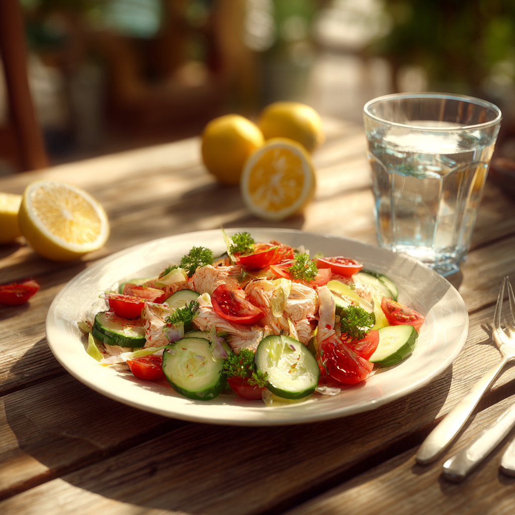 ricetta insalata con pollo