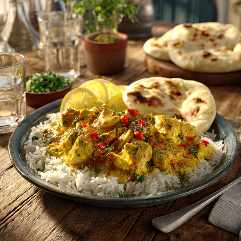 ricetta pollo al curry