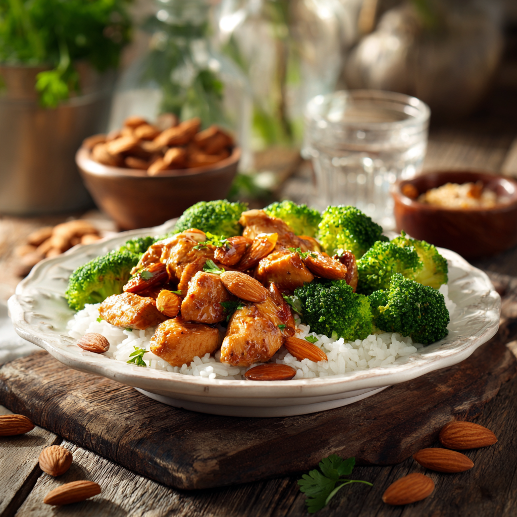 ricetta pollo con le mandorle