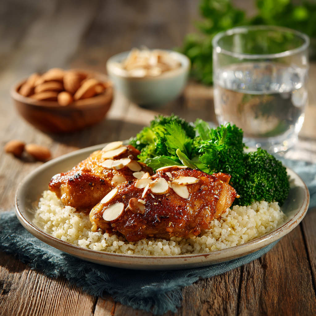 ricetta pollo con mandorle
