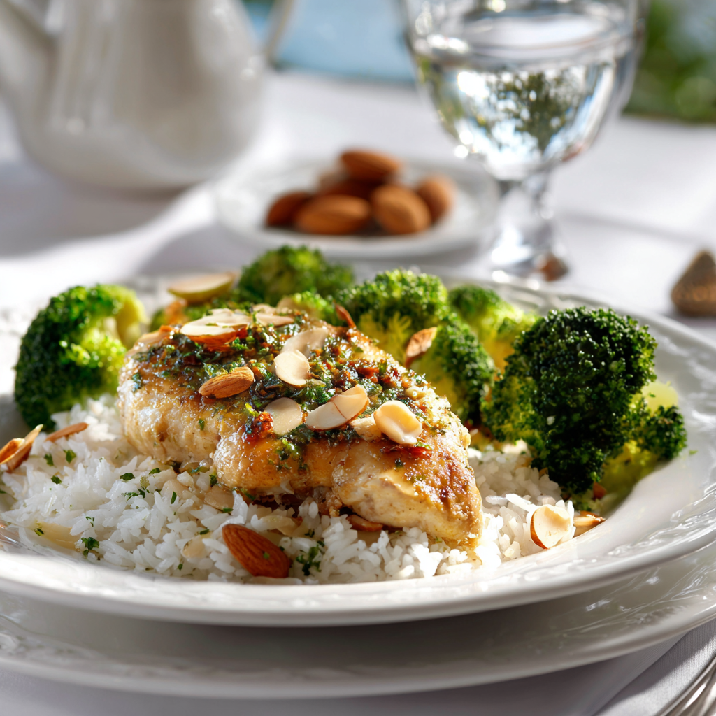 ricetta pollo mandorle